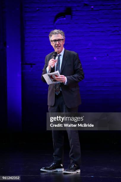 Ira Glass on stage during the 9th Annual LILLY Awards at the Minetta Lane Theatre on May 21,2018 in New York City.