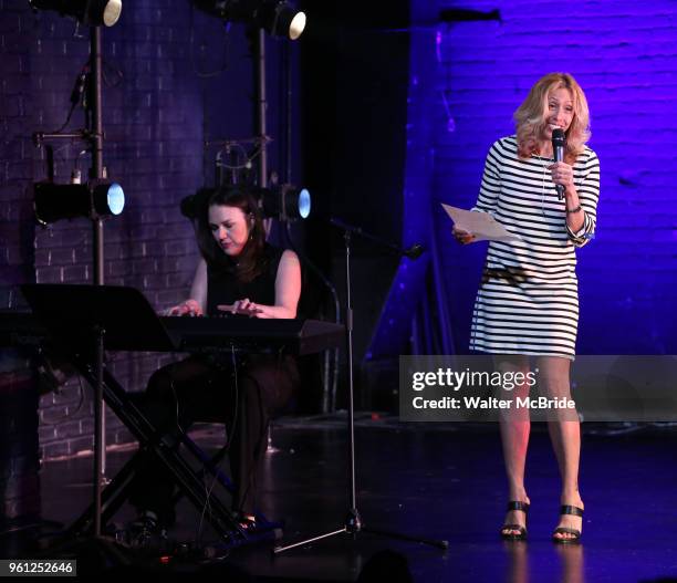 Georgia Stitt and Amanda Green on stage during the 9th Annual LILLY Awards at the Minetta Lane Theatre on May 21,2018 in New York City.