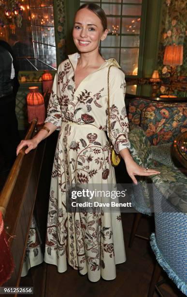 Laura Haddock attends the Annabel's x Dior dinner on May 21, 2018 in London, England.