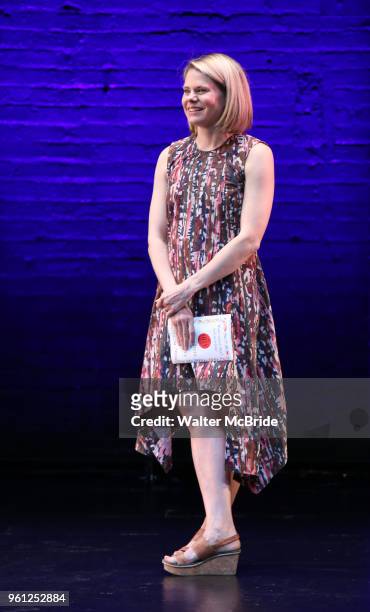 Celia Keenan-Bolger on stage during the 9th Annual LILLY Awards at the Minetta Lane Theatre on May 21,2018 in New York City.