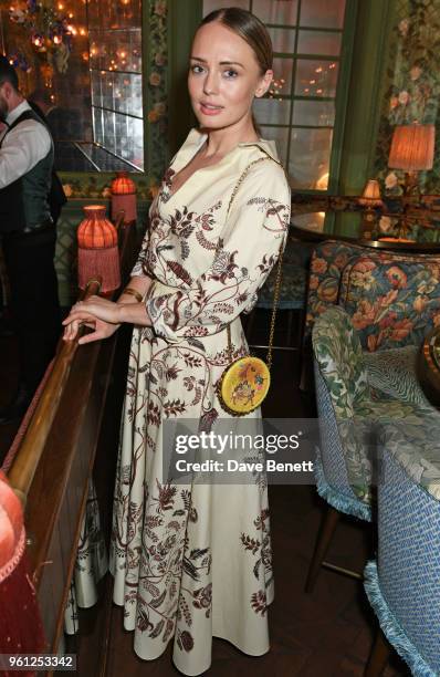 Laura Haddock attends the Annabel's x Dior dinner on May 21, 2018 in London, England.