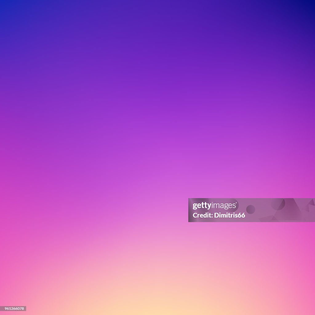 Abstract gradient background: Dreamy dusk colors