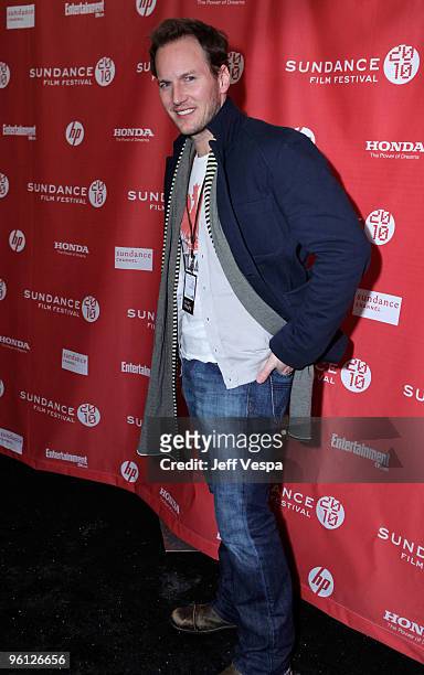 Actor Patrick Wilson attends the "Sympathy For Delicious" premiere during the 2010 Sundance Film Festival at Racquet Club on January 23, 2010 in Park...