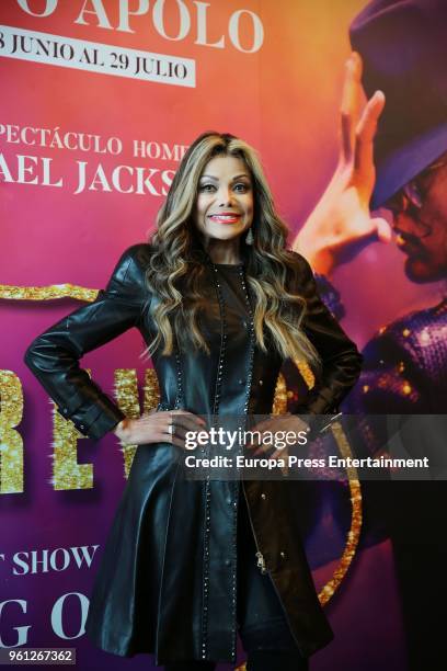 La Toya Jackson attends 'Forever' photocall at Eurostar Madrid Tower Hotel on May 21, 2018 in Madrid, Spain.