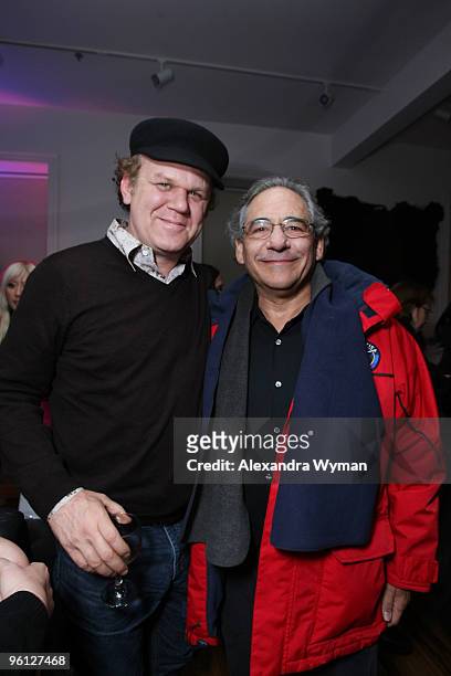Actor John C. Reilly and Fox Searchlight's Steve Gilula attend the "Cyrus" premiere after party presented by Fox Searchlight on January 23, 2010 in...