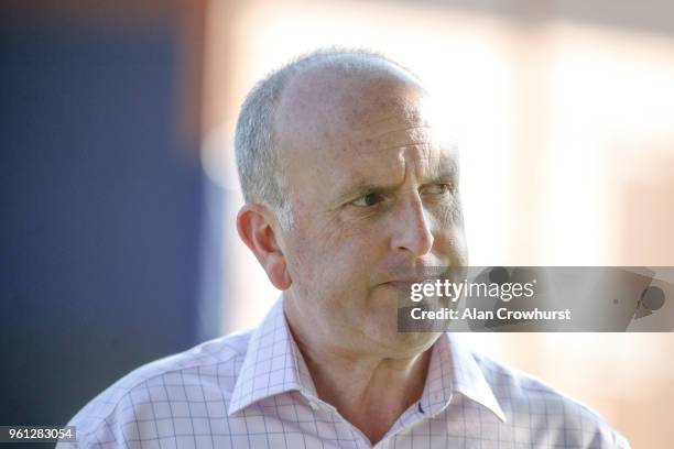 Andrew Cooper, Clerk of the Course at Epsom during the Breakfast with the Stars morning at Epsom Racecourse on May 22, 2018 in Epsom, England.