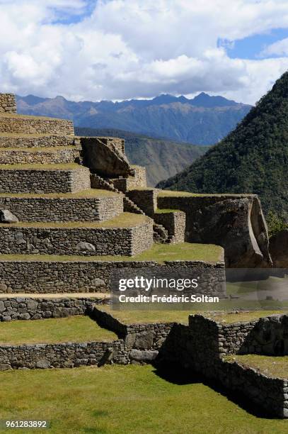 Machu Picchu, aka the "Old Mountain", is a pre-Columbian Inca site situated on a mountain ridge above the Urubamba Valley in Peru. Machu Picchu was...
