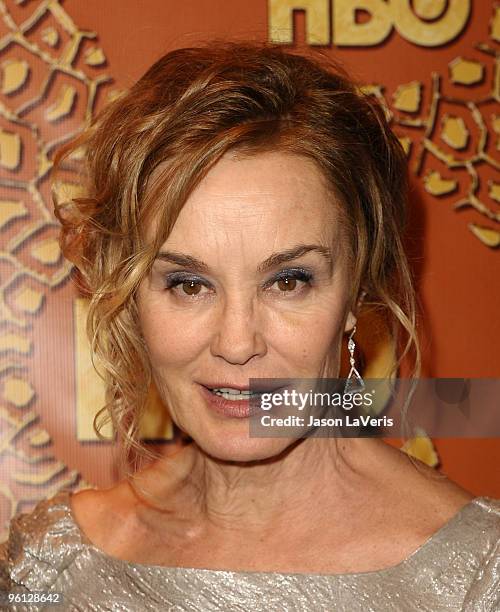 Actress Jessica Lange attends the official HBO after party for the 67th annual Golden Globe Awards at Circa 55 Restaurant at the Beverly Hilton Hotel...