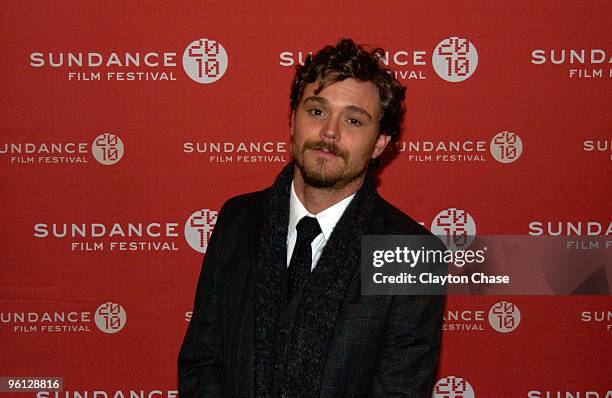 Actor Clayne Crawford attends "The Perfect Host" premiere during the 2010 Sundance Film Festival at Egyptian Theatre on January 23, 2010 in Park...