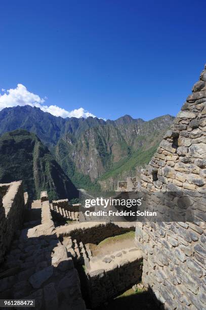 Machu Picchu, aka the "Old Mountain", is a pre-Columbian Inca site situated on a mountain ridge above the Urubamba Valley in Peru. Machu Picchu was...