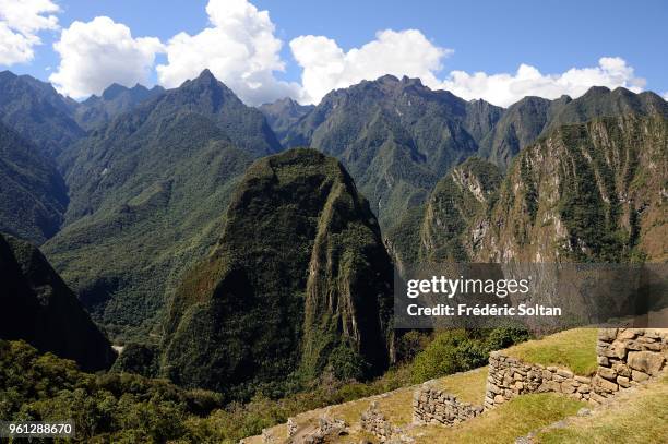 Machu Picchu, aka the "Old Mountain", is a pre-Columbian Inca site situated on a mountain ridge above the Urubamba Valley in Peru. Machu Picchu was...