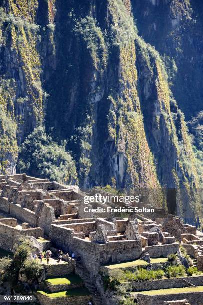 Machu Picchu, aka the "Old Mountain", is a pre-Columbian Inca site situated on a mountain ridge above the Urubamba Valley in Peru. Machu Picchu was...