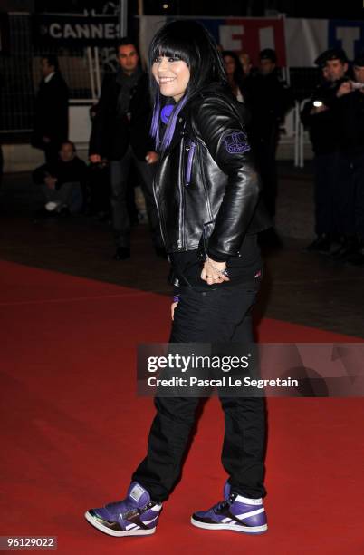 Jena Lee attends the NRJ Music Awards 2010 at Palais des Festivals on January 23, 2010 in Cannes, France.