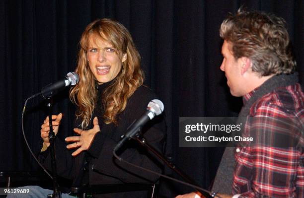 Actress Lynn Shelton and Producer Brent Hoff attend the Lynn Shelton panel during the 2010 Sundance Film Festival at New Frontier on Main on January...