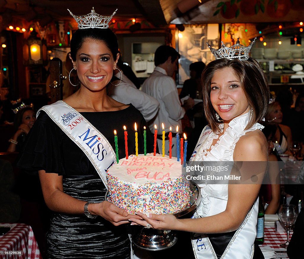 Miss America Contestants Visit Buca Di Beppo Restaurant
