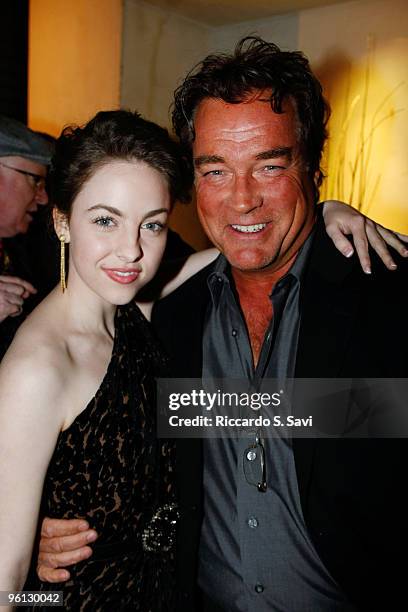 Brittany Curran and John Callahan attend the SAG Awards After Party & Charity Benefit For The Victims Of Haiti on January 23, 2010 in Los Angeles,...