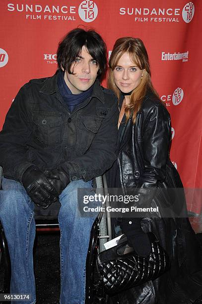 Actor Christopher Thornton attends the "Sympathy For Delicious" premiere during the 2010 Sundance Film Festival at Racquet Club on January 23, 2010...