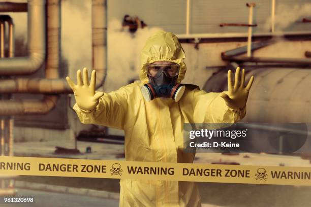 danger zone - radioactive contamination stock pictures, royalty-free photos & images