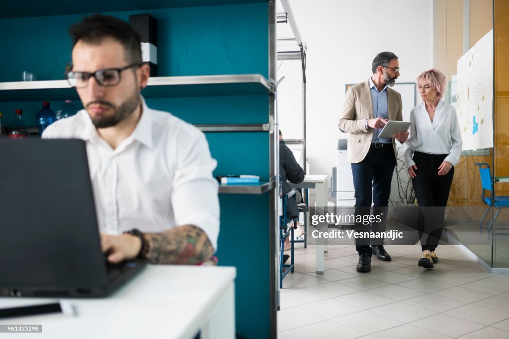 Business people working at office