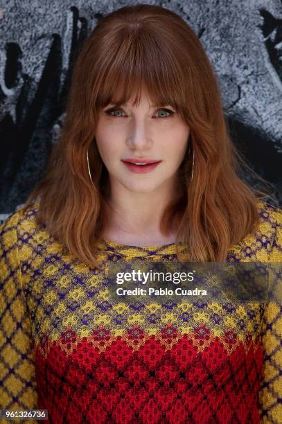 Actress Bryce Dallas Howard attends the 'Jurassic World: Fallen Kingdom' photocall at Villa Magna Hotel on May 22, 2018 in Madrid, Spain.