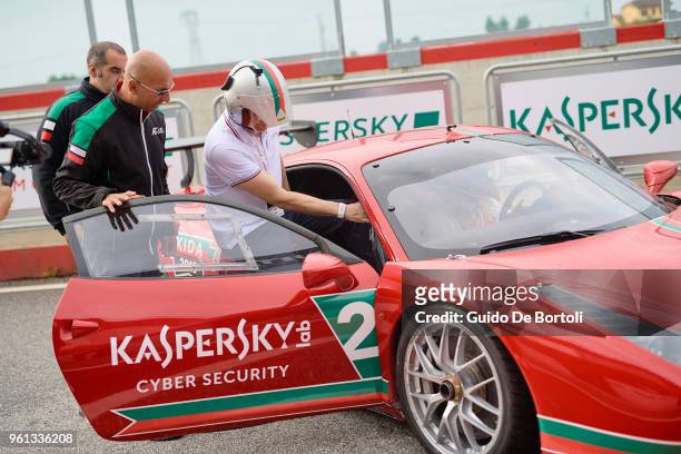 Atmosphere at Kaspersky International Driving Academy At Cremona Circuit on May 17, 2018 in Cremona, Italy. Guests invited to the KIDA experience get...