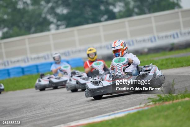 Marco Cioci is seen at Kaspersky International Driving Academy At Cremona Circuit on May 17, 2018 in Cremona, Italy. Guests invited to the KIDA...