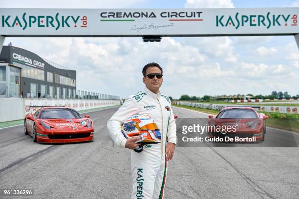 Marco Cioci is seen at Kaspersky International Driving Academy At Cremona Circuit on May 17, 2018 in Cremona, Italy. Guests invited to the KIDA...