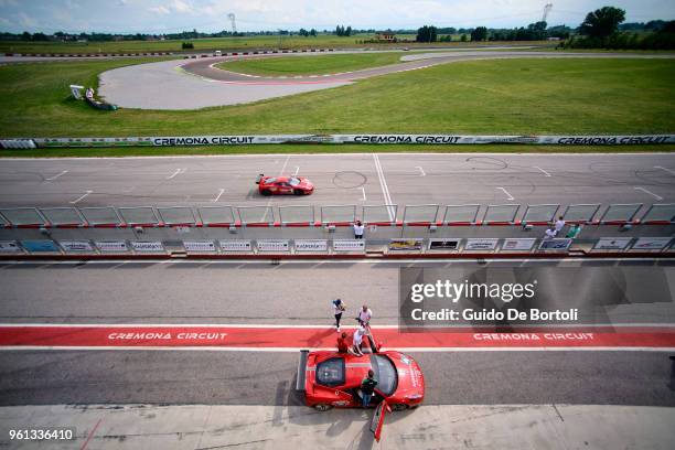 Atmosphere at Kaspersky International Driving Academy At Cremona Circuit on May 17, 2018 in Cremona, Italy. Guests invited to the KIDA experience get...