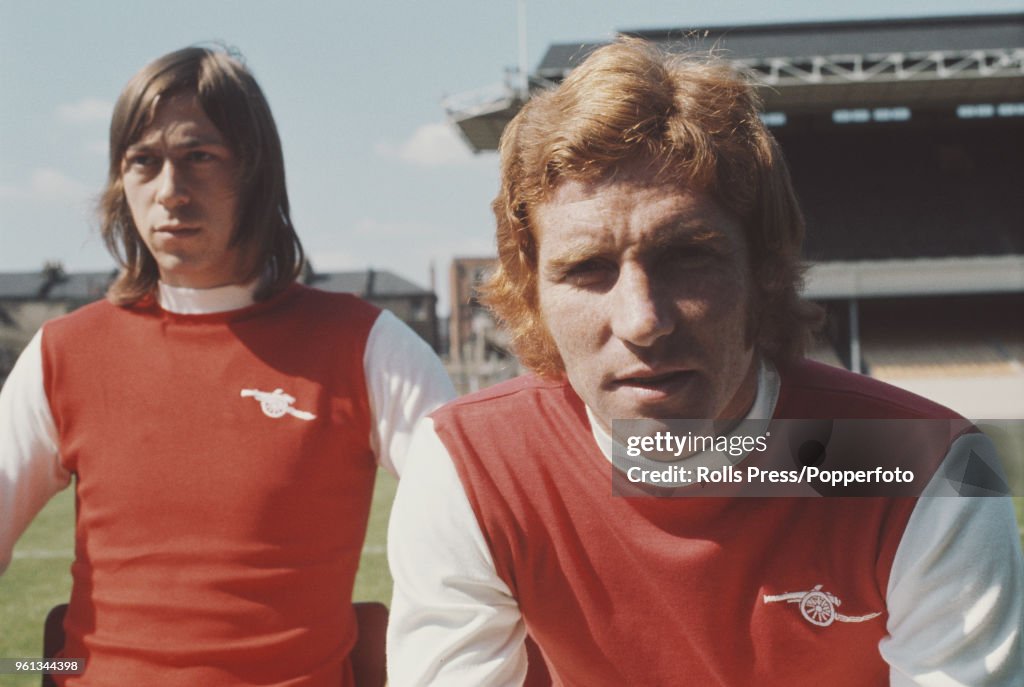 Alan Ball And Charlie George Of Arsenal