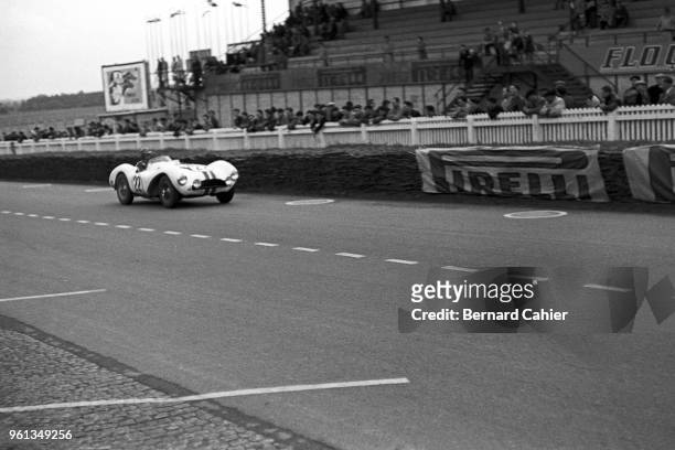 Carroll Shelby, Aston Martin DB3S, 24 Hours of Le Mans, Le Mans, 13 June 1954.