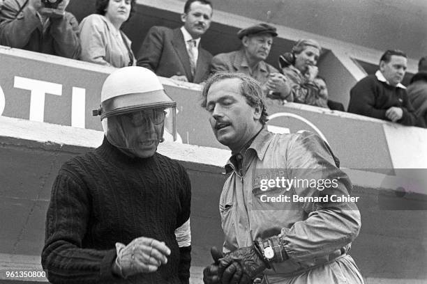 Herbert Mackay-Fraser, Colin Chapman, 24 Hours of Le Mans, Le Mans, 29 July 1956. Herbert Mackay-Fraser with Colin Chapman during the 1956 24 Hours...