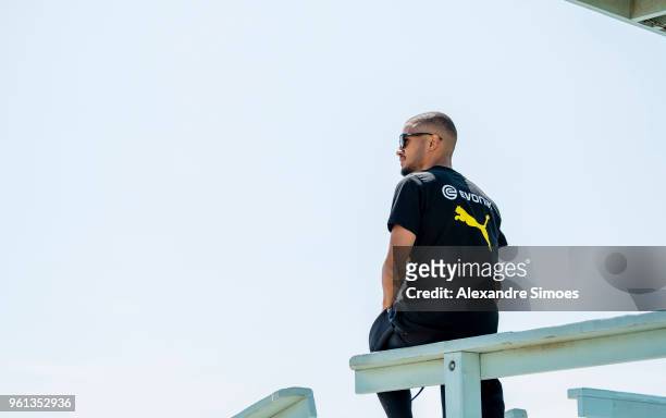 Jeremy Toljan of Borussia Dortmund at the Venice Beach during Borussia Dortmund's USA Training Camp in the United States on May 21, 2018 in Los...
