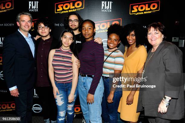 Brian Doubles, Emmanuel Domingue, Ariana Marie, Edward Therese, Kareyni Davis, Amber van Ter Pool, Jessica Peavy and Margaret Keane attend The Cinema...