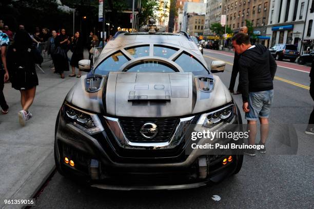 Atmosphere at The Cinema Society With Nissan & FIJI Water Host A Screening Of "Solo: A Star Wars Story" at SVA Theatre on May 21, 2018 in New York...