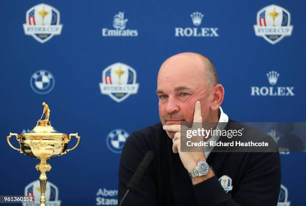 European Ryder Cup Captain Thomas Bjorn announces his vice captains Graeme McDowell, Lee Westwood, Luke Donald and Padraig Harrington for the 2018...