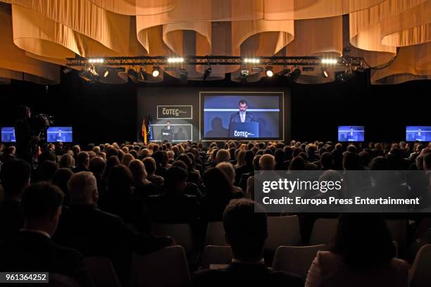 King Felipe of Spain attends COTEC presentation on May 22, 2018 in Madrid, Spain.