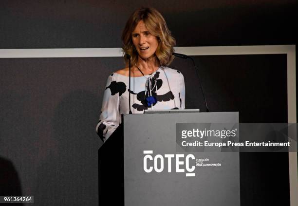 Cristina Garmendia attends COTEC presentation on May 22, 2018 in Madrid, Spain.