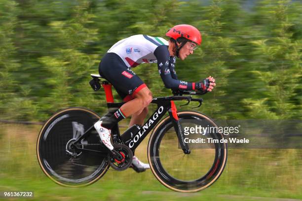 Valerio Conti of Italy and UAE Team Emirates / during the 101st Tour of Italy 2018, Stage 16 a 34,2km Individual Time Trial stage from Trento to...