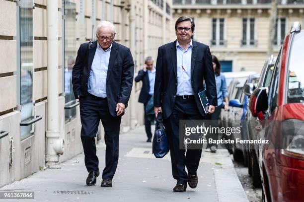 Vincent Volpe president of HAC during the LFP Disciplinary Committee after the incidents during the match Ajaccio and Le Havre on May 22, 2018 in...