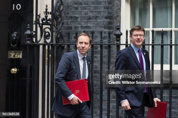 Secretary of State for Digital, Culture, Media and Sport Matt Hancock and Secretary of State for Business, Energy and Industrial Strategy Greg Clark...