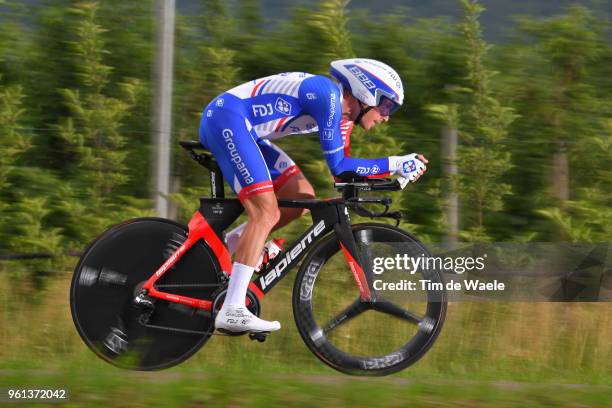 Sebastien Reichenbach of Switzerland and Team Groupama-FDJ / during the 101st Tour of Italy 2018, Stage 16 a 34,2km Individual Time Trial stage from...