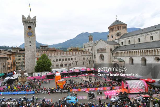 Start / Alexandre Geniez of France and Team AG2R La Mondiale / Cattedrale di San Vigilio / Trento City / during the 101st Tour of Italy 2018, Stage...