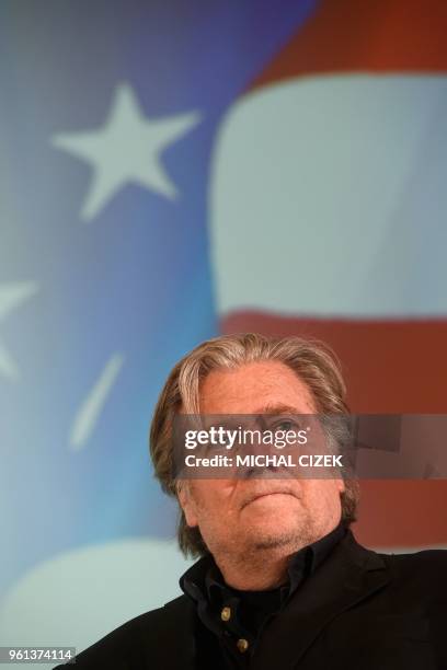 Steve Bannon, former strategic adviser to U.S. President Donald Trump and Lanny Davis, former special adviser in the White House and supporter of...