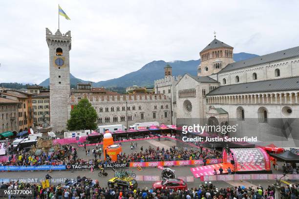 Start / George Bennett of New Zealand and Team LottoNL-Jumbo / Cattedrale di San Vigilio / Trento City / during the 101st Tour of Italy 2018, Stage...