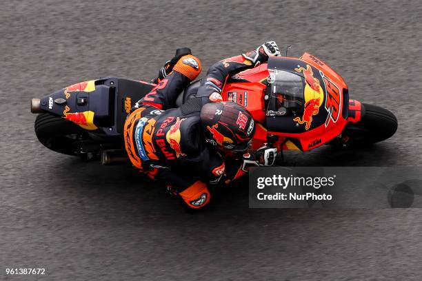 Mika Kallio from Finland of Red Bull KTM Factory Racing action during the Moto GP Tests at Circuit de Barcelona - Catalunya due to the new resurfaced...