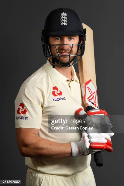 Mark Stoneman of England poses for a portrait at Lord's Cricket Ground on May 22, 2018 in London, England.