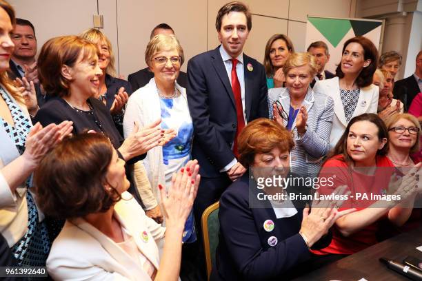 Ministger for Health Simon Harris and Minister for Children Katherine Zappone at an event organised by Women's Health in Ireland inviting all...