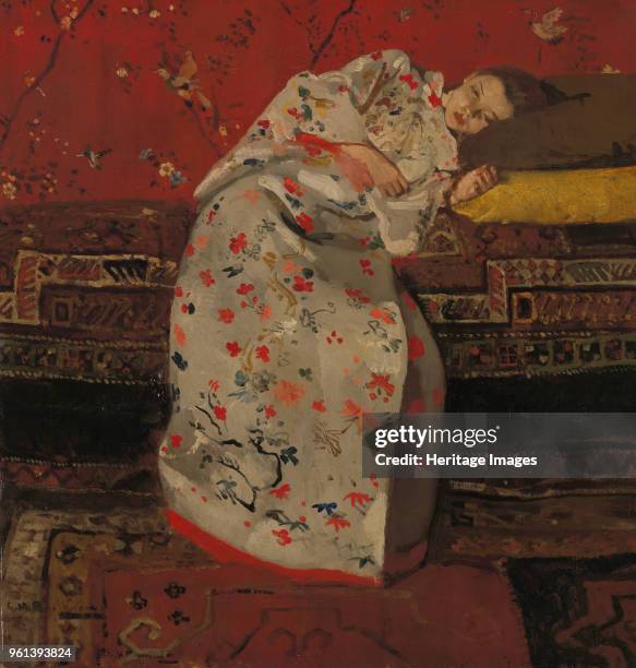 Girl in a White Kimono, ca 1894. Found in the Collection of Rijksmuseum Twenthe, Enschede.