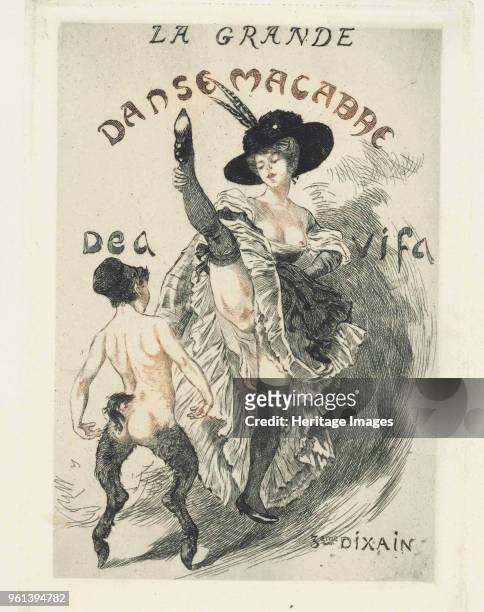Illustration from the Series La Grande Danse Macabre des Vifs, c. 1907. Private Collection.