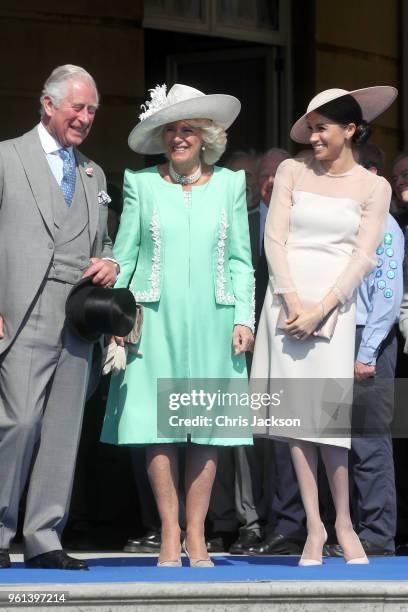 Prince Charles, Prince of Wales, Camilla, Duchess of Cornwall and Meghan, Duchess of Sussex attend The Prince of Wales' 70th Birthday Patronage...